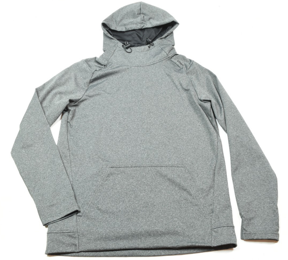 UNRL Hoodie Mens Small Gray Long Sleeve Pullover Stretch High Neck Gym